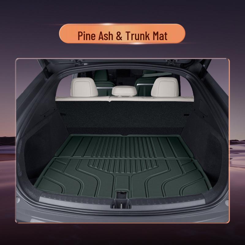 Vehicle-Specific YU7 TPE Floor Mats: Fully Enclosed, Matches Original Car Interior Color