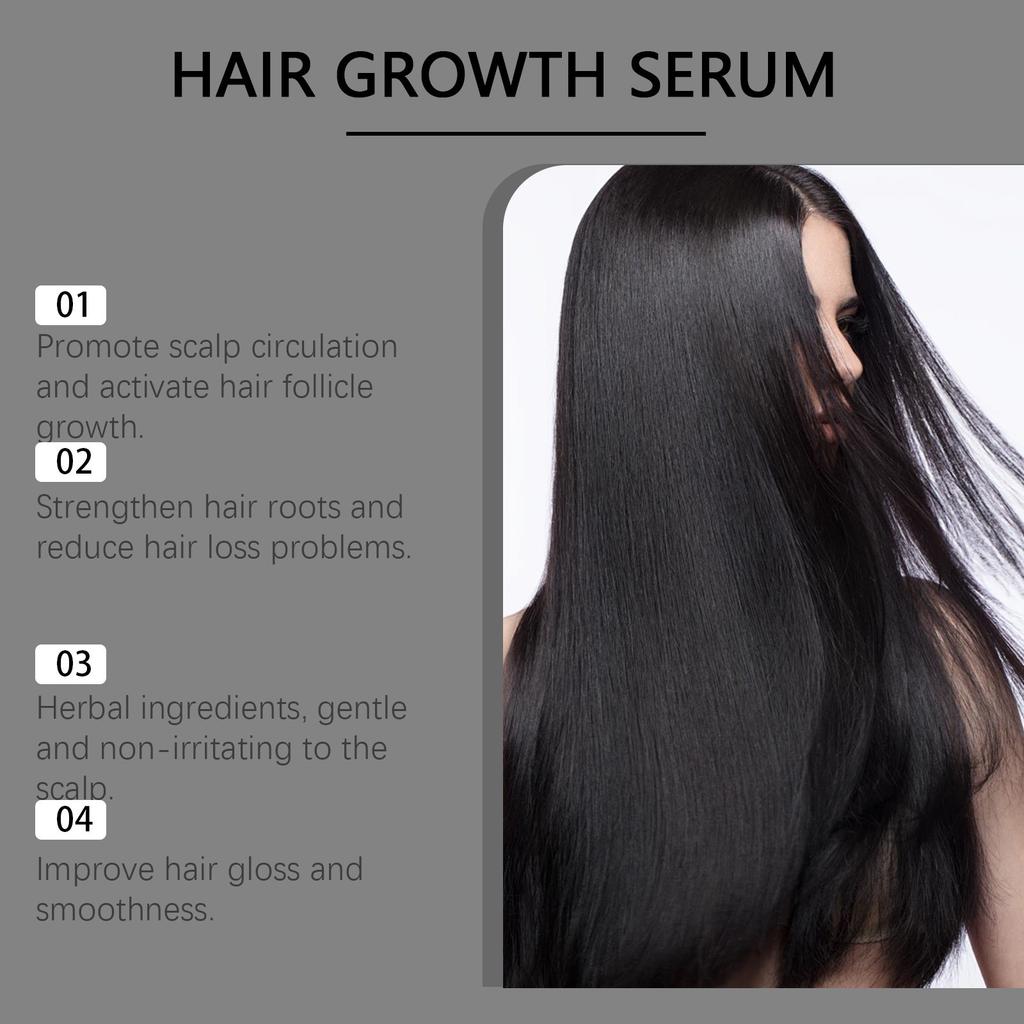 Hair Growth Serum Hydrates And Moisturizes Hair With Soft, Shiny And Hair Care Serum 30ml