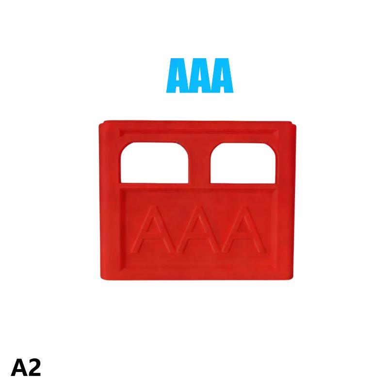 AAA/AA/9V/CR2032/CR2025 Batterie-Aufbewahrungsbox Stapelbarer Batterie-Organizer Dekorativer Batteriehalter, Aufbewahrungsbox für Zuhause, Büro