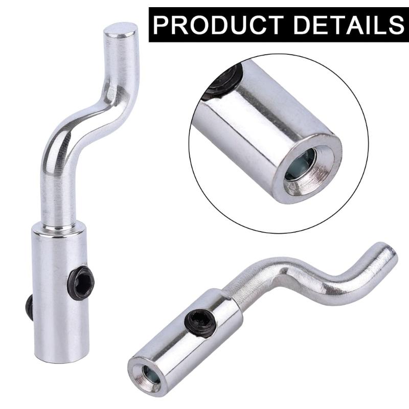 Throttle Cable End Fittings Z Bend Repair Set, 4 Metal Cable Ends with 2 Hex Key for Small Engine Cable Replacement