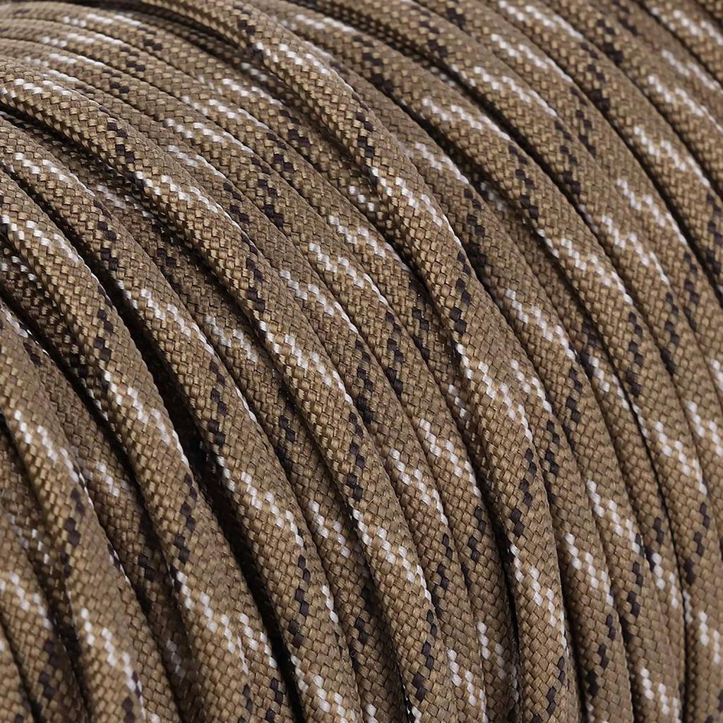 100m Outdoor Rock Parachute   Rope Survival Cord for   Hiking(Black)