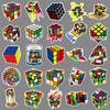50 Rubik's Cube Graffiti Personality Trendy Cool Play Creative DIY Mobile Case Skateboard Suitcase Sticker Waterproof