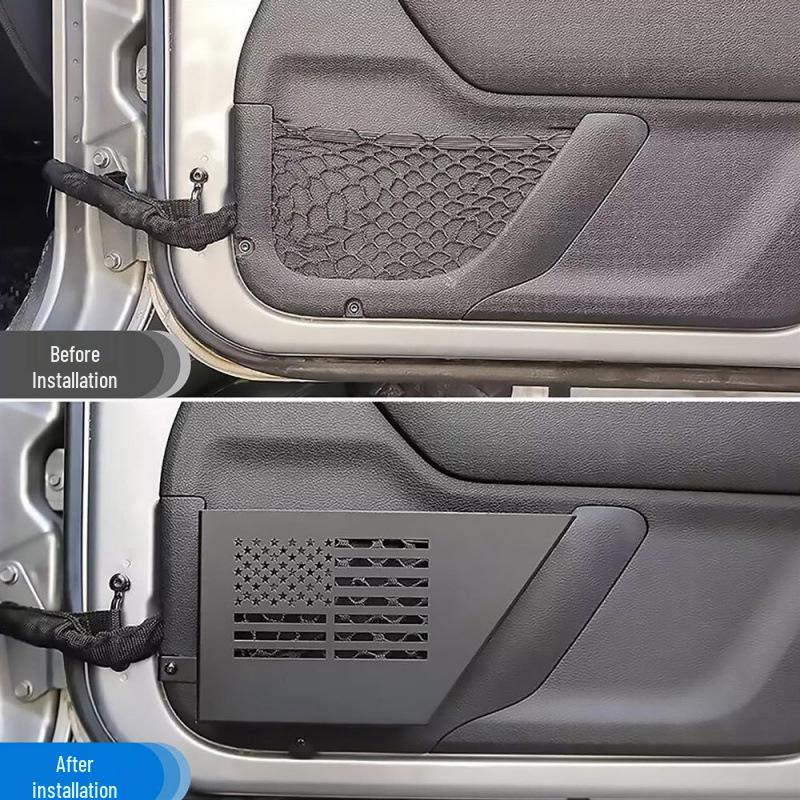 Wrangler JK Front Door Metal Storage Organizer for 2/4 Door Car Interior Modification