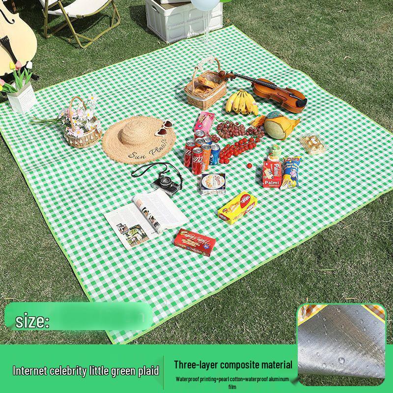 Tappetino da picnic e da spiaggia in tessuto non tessuto spesso e impermeabile, anti-umidità per il campeggio