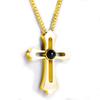 Custom Photo Projection Necklace with Photo Inside Cross Pendant Projection Photo Necklace for Men with Photo Projection