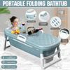 1.15m/1.38m New Large Bathtub Adult Children's Folding Tub Massage Adult Bath Barrel Steaming Dual-use Baby Tub Home Spa Home Sauna