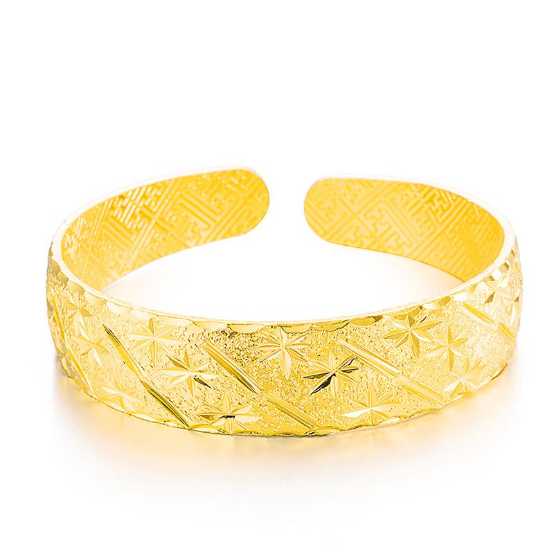 

Простой браслет-звезда Bafuku из Вьетнама с золотым покрытием для женщин