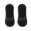 KODAK Apparel Lettering No-Show Socks BLACK