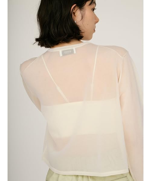 Emi Aurora Sheer Cardigan 13WND254034IVRF