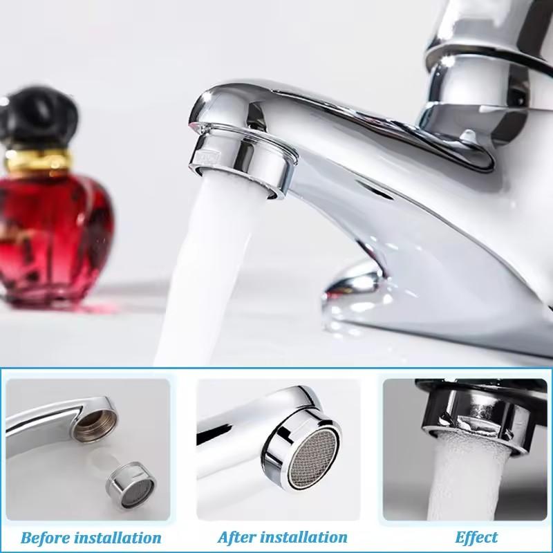 Water Saving Faucet Tap Aerator Replaceable Filter Mixed Nozzle M18/M28 Thread Bathroom Faucet Bubbler Bathroom Parts