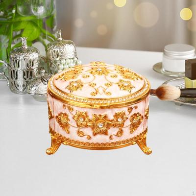 Mücevher Kutusu Çinko Alaşımı Hediyeler Büyük Kapasiteli, Kapaklı Çok Fonksiyonlu Taşınabilir Saklama Kutusu Düzenleyici