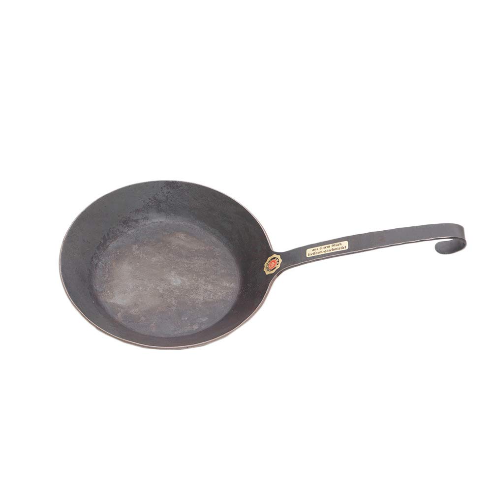 Turk Classic Frying Pan No. 2, 20cm, Hammered Iron Frying Pan, Induction Compatible