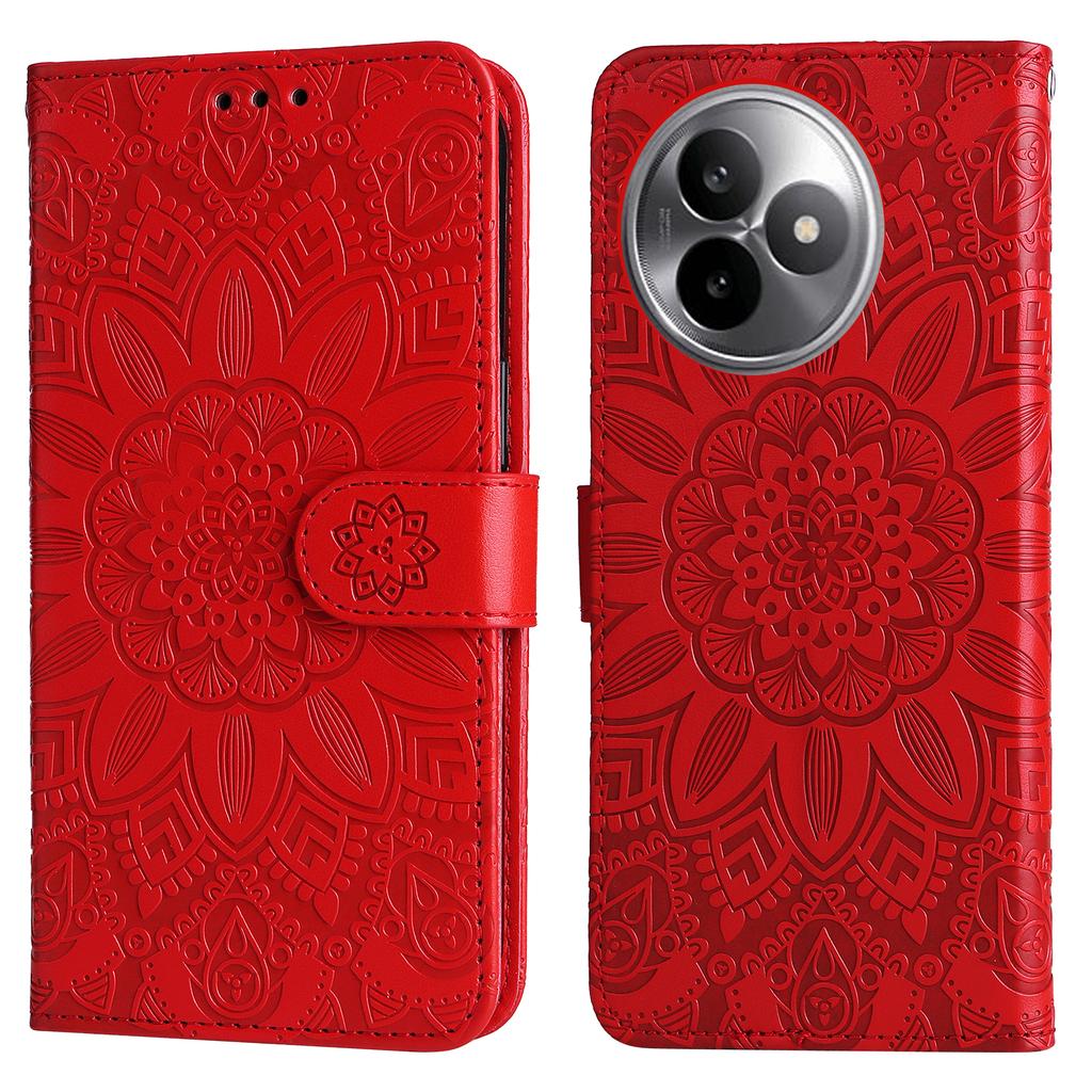 For Xiaomi Redmi K80 Ultra 5G Case Sunflower Imprint Leather Wallet Phone Cover