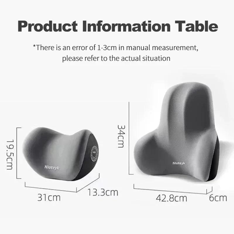 Car Neck Pillow Protective Lumbar Back Support Breathable Car Headrest Cushion Relieve Stress Car Seat Pillow Worldm New