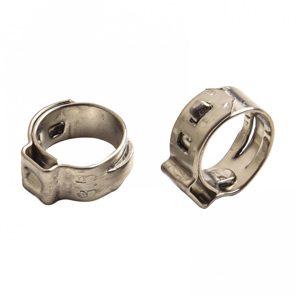 Sealing Various Hoses Single Ear Stepless Stainless Steel Hose Clamps