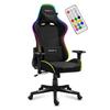 Chaise Gaming - HUZARO - Force 6.3 - LED RVB - Ergonomique - Accoudoirs Réglables