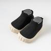 Soft Sole Non-slip Baby Walker Shoes - Solid Color Floor Socks for Boys & Girls, Ideal for Spring & Autumn Pre-walking.