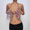 Stylish Handmade Beads Body Chain Bra Top For Women’s Beachwear Party Outfits With Adjustable Necklace Friendly Bra Tops