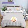 Galatasaray S.K Pattern Bedding Quilt Set  Home Decoration  Gift (1 * duvet cover + 2 * pillowcase  without core)