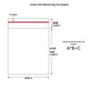 In-stock 12x24 OPP Self-Adhesive Transparent Bags, 5/7/9mil Thickness, 100 Pieces