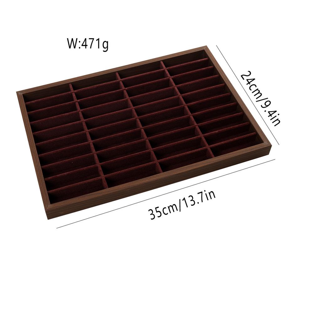Ornament Display Board, Chain Pendant Storage Case, Finger Ring Tray, Ear Stud Holder, Bangle Exhibition Accessory