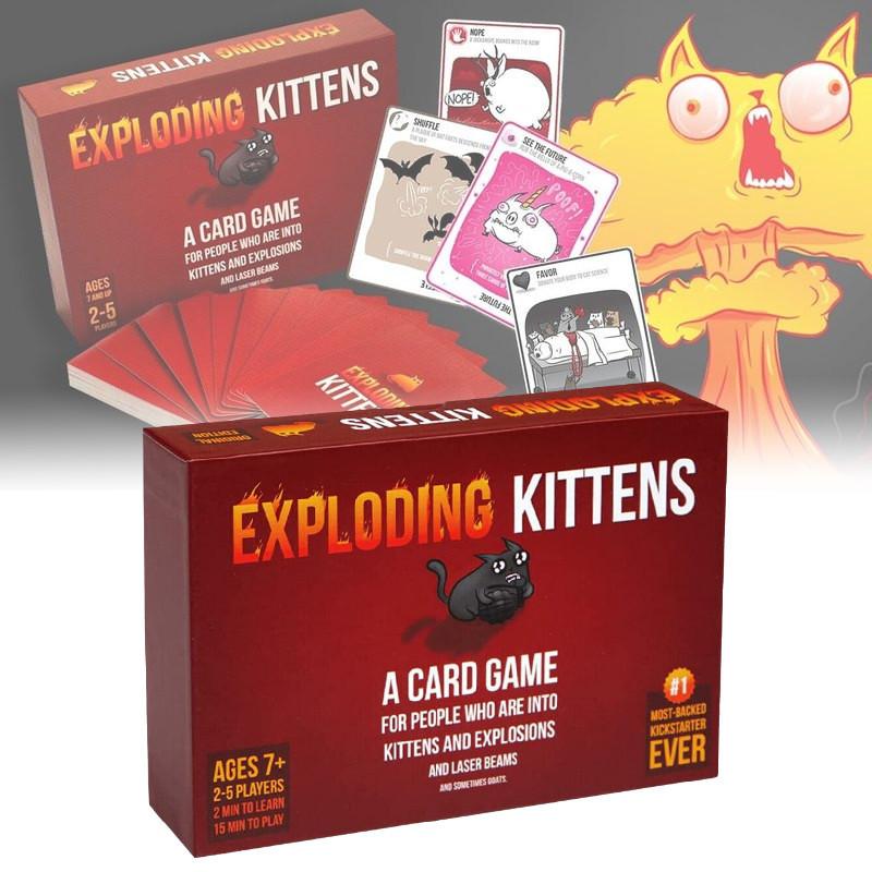 Kittens Exploding Original Edition Card Games Party Games Adults Teens Kids