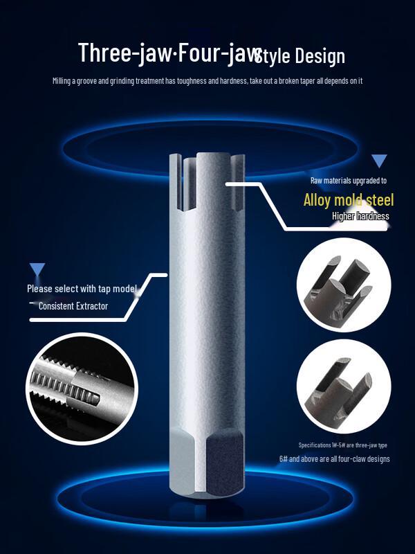 Meitiao M4-M12 Tap Extractor & Wrench Set