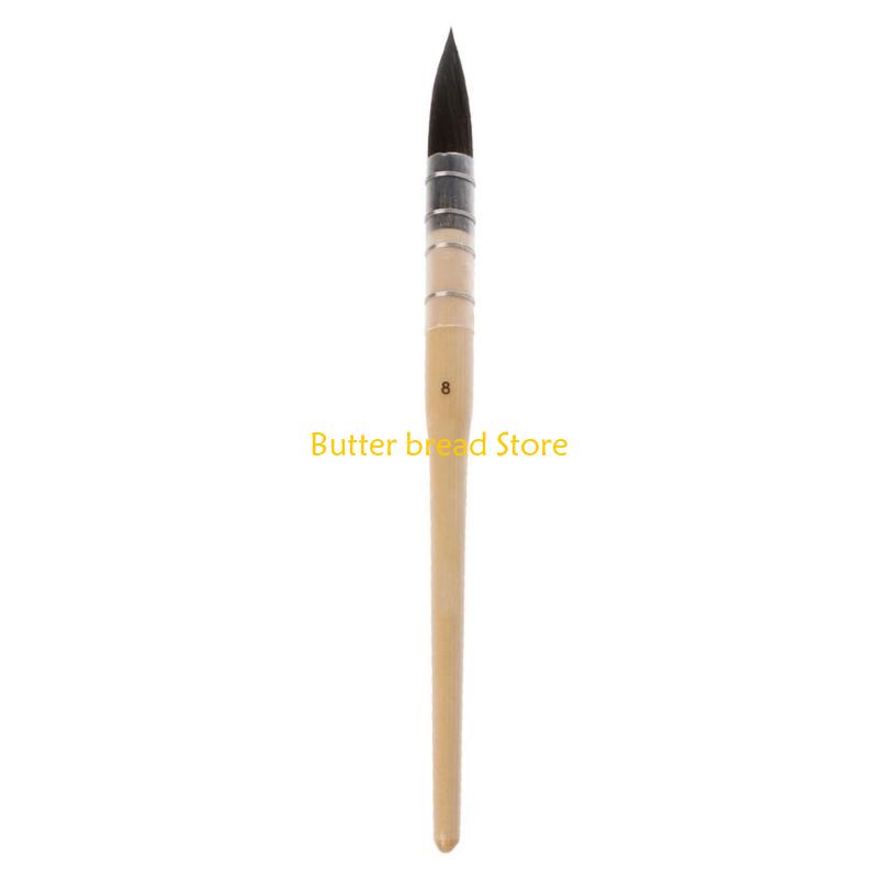 W89C Handmade Watercolor Paint Brush Squirrel Hair for Multi Purpose Painting Artist Professional Brush Calligraphy Writing