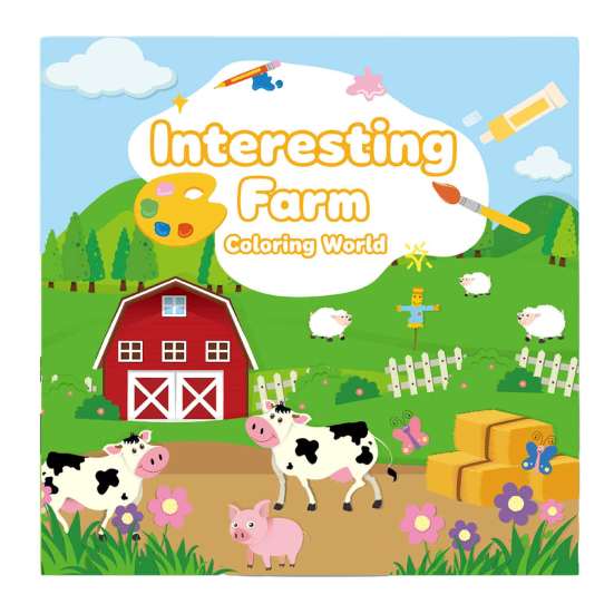 Easy Trace Line Drawings Children's Coloring Book, with Cute Animal Theme, Thick Paper Sketchbook, Kids Fun Pictures for Toddlers Drawing And Painting