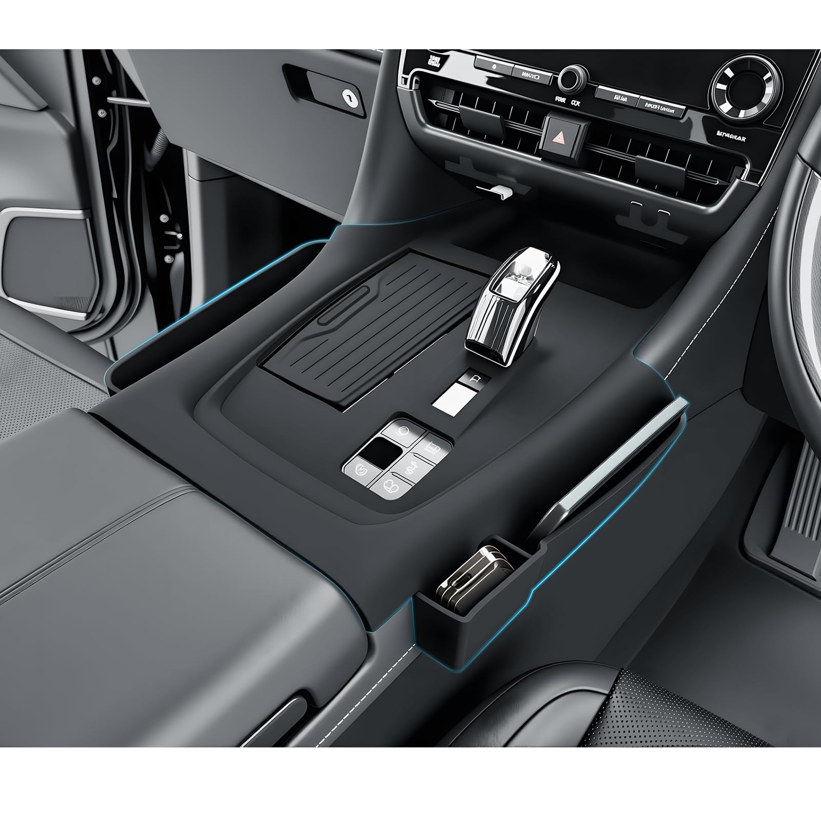 

BIBIBO Новый Toyota Alphard 40 Эксклюзивный Боковой Наполнитель Консоли Vellfire 40 Серии Силиконовый Переключатель Alphard 40 Серии Хранение Центральной Консоли Царапины и Грязь