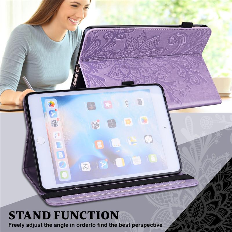 Tablet Case For Xiaomi Pad 6 Pro Case 11'' Vintage Flower Embossed Wallet Cover Funda For Xiaomi Mi Pad 6 /Mi Pad 6 Pro 2023 Case Coque