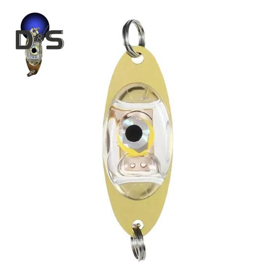 

Светодиодная приманка для рыбы, ярко-яркая, для глубоководной рыбалки, светодиодные рыболовные приманки со встроенным аккумулятором, автоматическим включением/выключением, подводные мигающие фонари для троллинга синий