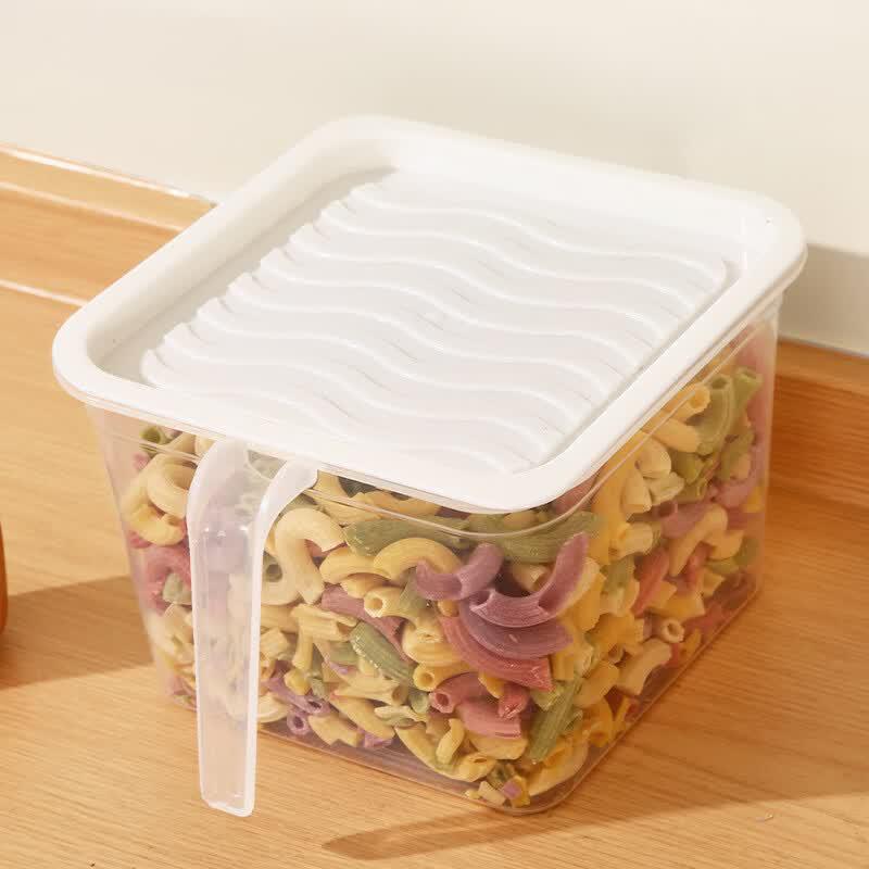 

RuHan Large Plastic Kitchen Storage Bins with Lids & Handles, 8-Pack