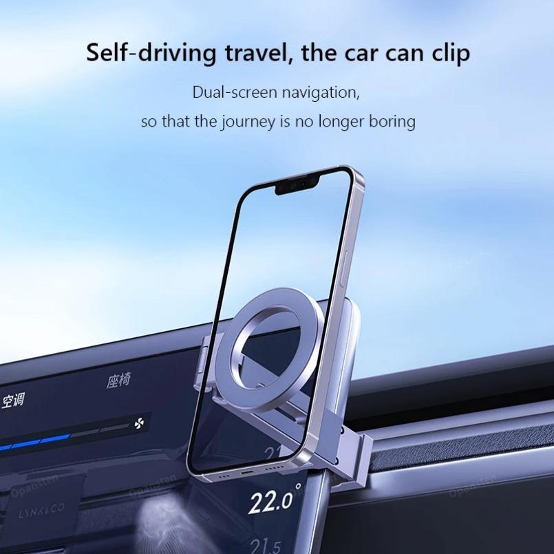 Universal Magnetic Phone Holder Travel Flexible Rotation Hands-Free Airplane Phone Mount For iPhone 16 15 14 13 12 Pro Max