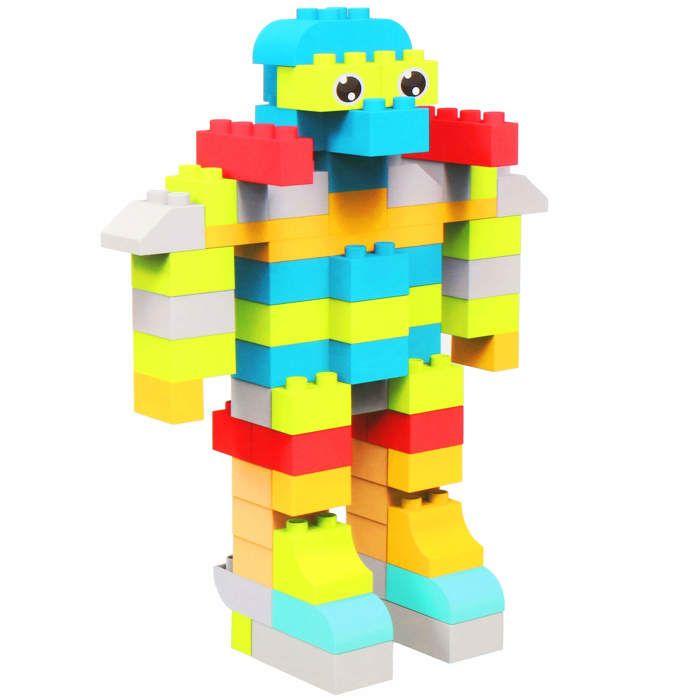 Blocs de construction - SPRINGOS - 2025 - 126 pièces - Plastique souple - Multicolore