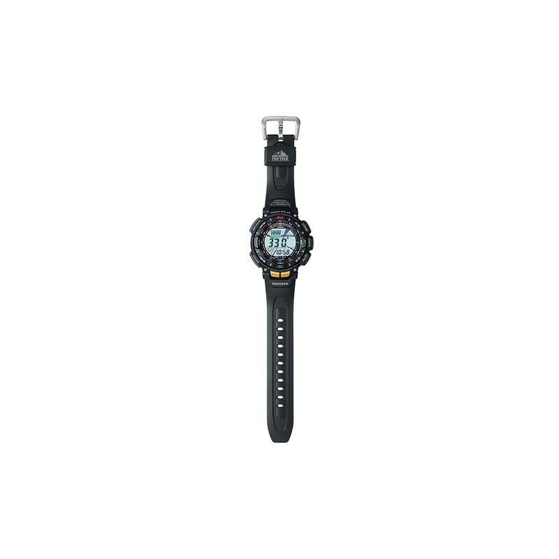 Casio Seria PRO TREK-PRG Mișcare Impermeabilă și Rezistentă la Șocuri Mișcare cu Cuarț Curea din Rășină Ceas Japonez și Coreean Ceas pentru Bărbați Cadran Gri PRG-240-1