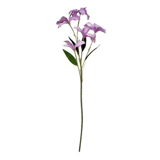 4 Pcs Artificial Renanthera Flower 29 Inch Long Stem Fake Orchid
