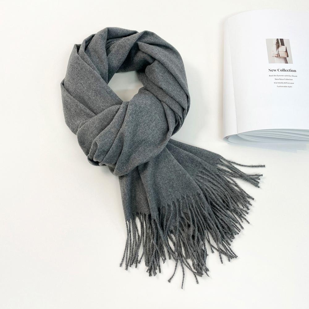 Čtyři roční období k dispozici Nový dámský všestranný kabát na vlasy Imitace kašmírové šály Teplá střední šála šál