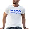 Tričko Vodka Connecting People Prodyšné Základní Bavlněné Tričko