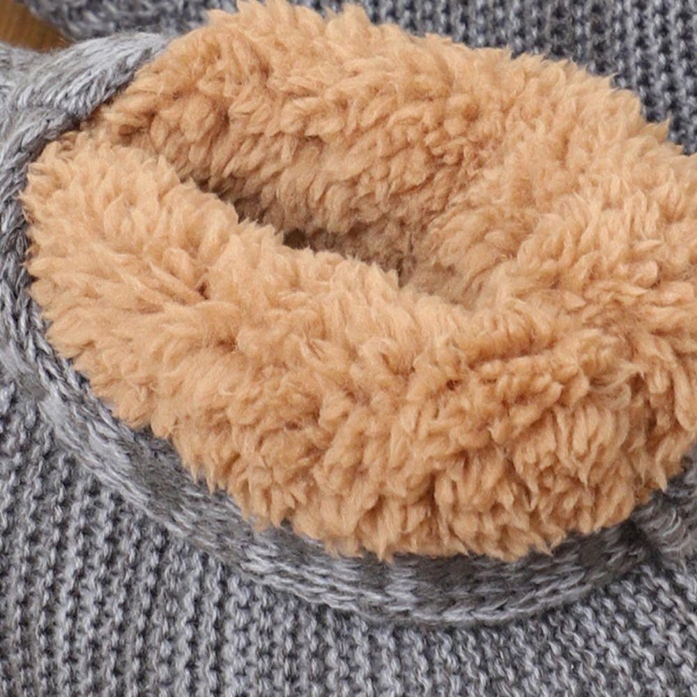 Ankle Tube Winter Floor Socks Non-slip Knitted Sleeping Socks Thicken Plush Socks  Men