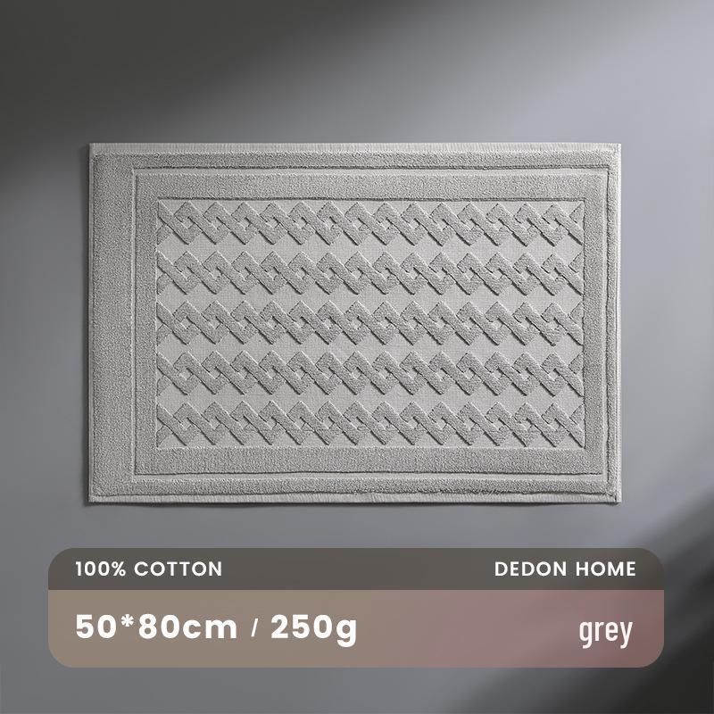 Antibacterial Quick-Dry Non-Slip Bathroom Floor Mat with Water Absorption