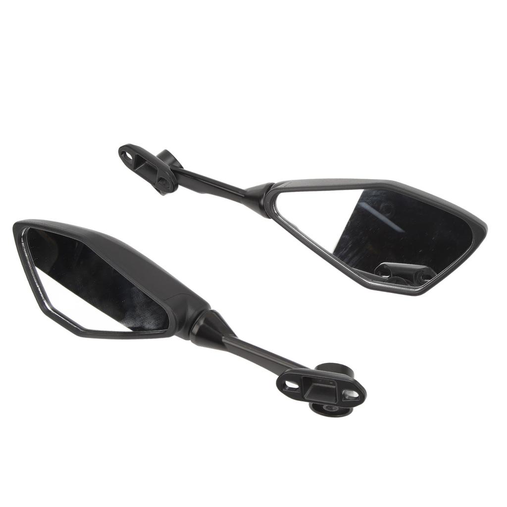 2PCS Motorcycle Rearview Mirror Clear View Wide Vision Shockproof Handlebar Side Mirror for Motorbike