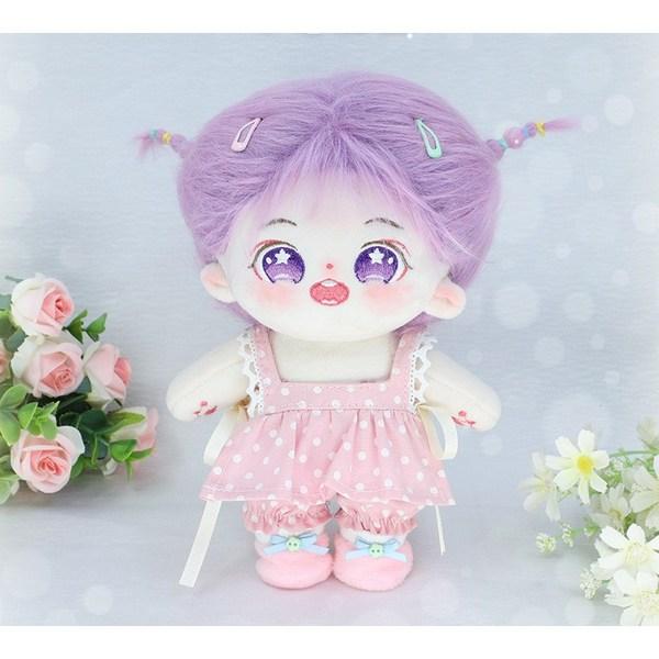 Mochadoll 20cm Cotton Doll Purple Coco Non-attribute Doll Idol Doll