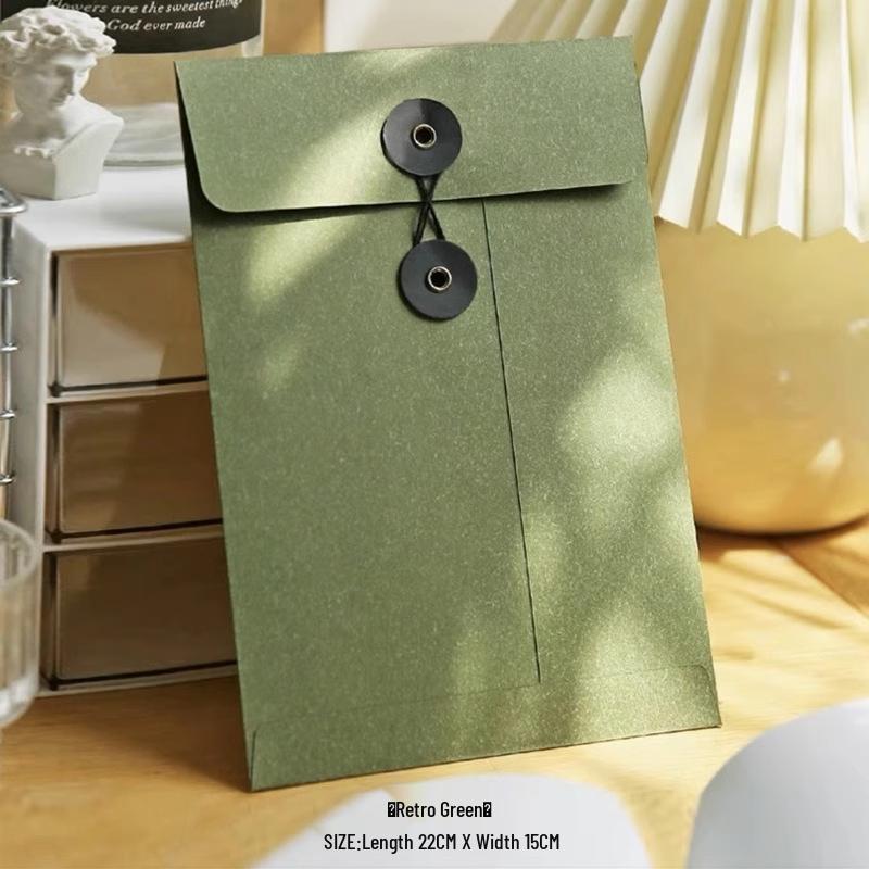 Multi-Size Thickened Colored Paper Envelope & Document Storage Bag
