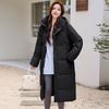 Winter cotton-padded clothes medium and long graphene new down cotton-padded clothes, piled and thickened cold-proof cotton-padded jackets