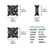 upHere 120mm USB Cooling Fan, Mini Fan, Quiet, for RoutersAquariumsCooling PCsPS5PS4Laptops, 2-Pack [U1203-2]