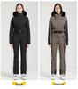 Women's Slimming One-Piece Windproof Ski Suit - Thickened and Warm