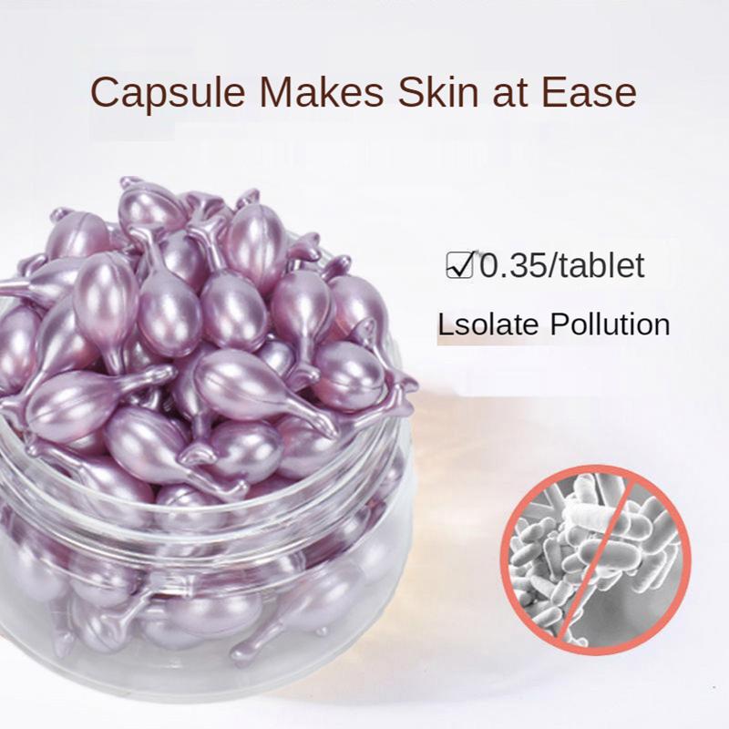 50Pcs Hexapeptide Capsule Serum Eyes Essence Hydrating Remover Dark Circles Wrinkle Anti-puffiness Moisturizing Eye Serum