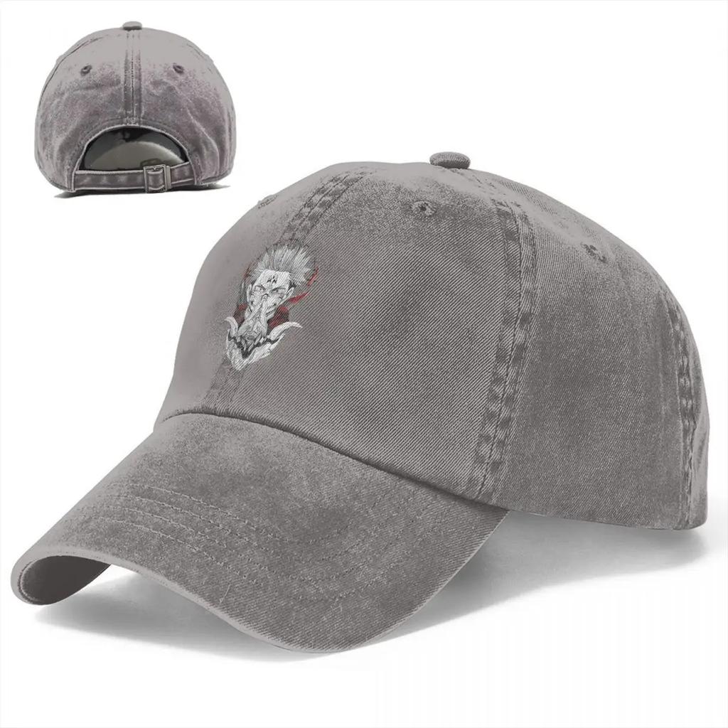 New Jujutsu Kaisen Sukuna Denim Baseball Cap Adjustable Cowboy Hat Bone Women Men Anime Cap Spring Autumn Vintage Casquette