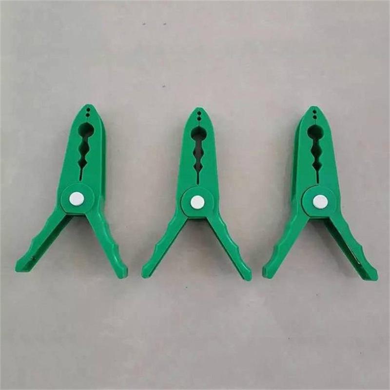 Green Large Insulating Blanket Clip - Stable Line, Fixed Pole, Big Opening